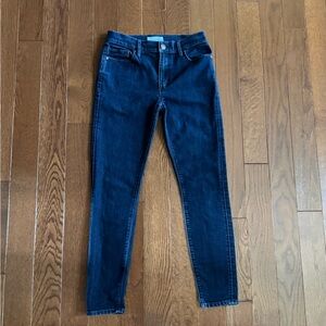 LOFT Deep Indigo Skinny Jeans
